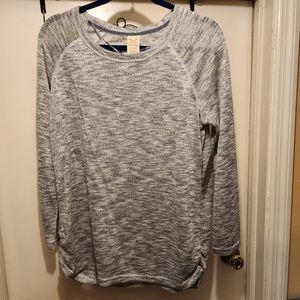 Shimmering Long Sleeve With Slight Ruching Sides
